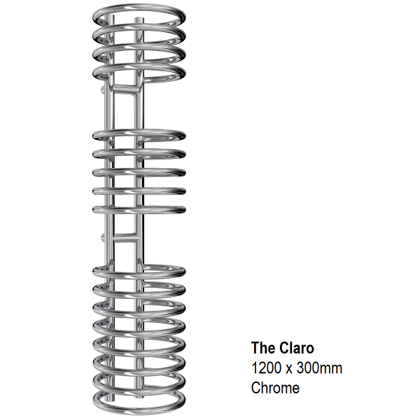 Claro Towel Radiator, 1200 x 300