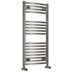 Reina Diva Curved Chrome Towel Rails radiators
