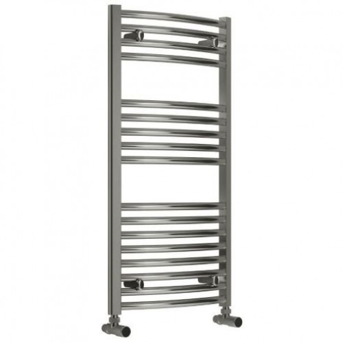 Diva Curved Towel Rail 1000 x 400, Chrome - Budget Towel Rails