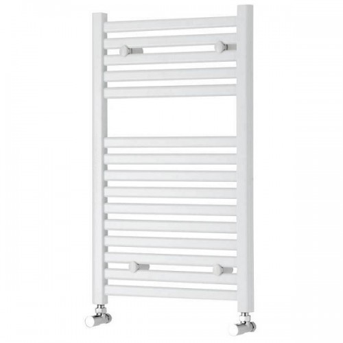 Reina Diva Flat White Towel Rail 1200mm x 300mm - Reina Diva Flat White Towel Rails