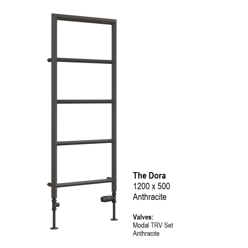 Reina Dora 1200 x 500, Anthracite - The Dora
