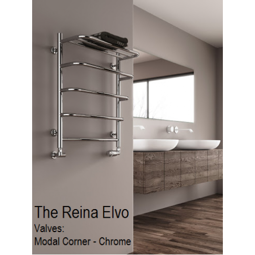 Elvo 660 x 530 - Stainless Steel Designer Towel Rails
