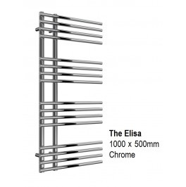 Elisa Towel Rail 1000 x 500, Chrome