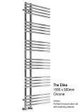Elisa  Towel Rail 1550 x 500, Chrome
