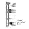 Elisa Towel Rail 1000 x 500, Black