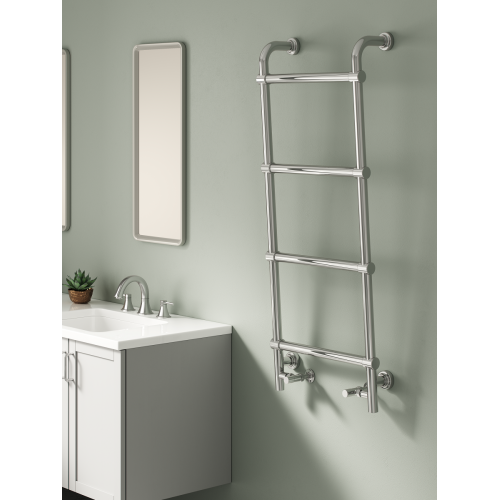 Eltham Towel Rail 1200 x 500, Chrome - The Eltham