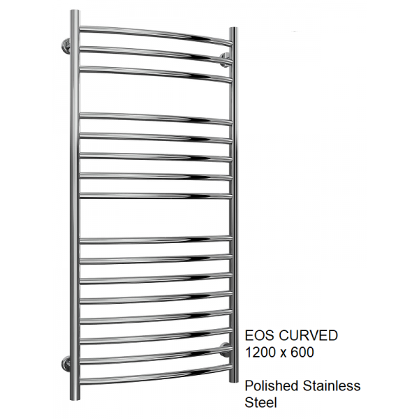 Eos Stainless Steel Towel Rail - 1200 x 600 Eos Stainless Steel Towel Rail - 1200 x 600
