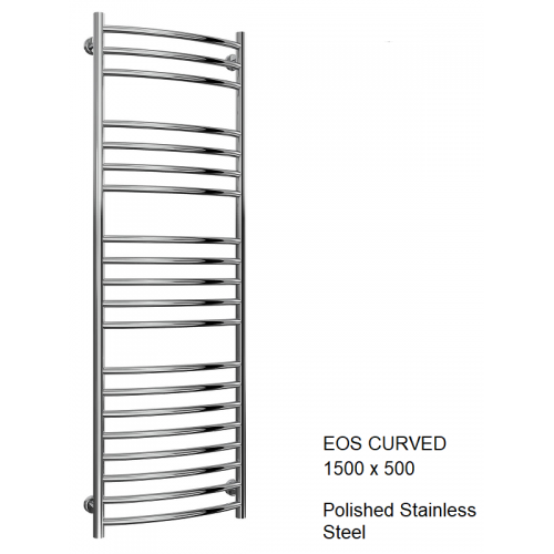 Eos Stainless Steel Towel Rail - 1500 x 500 - The Eos