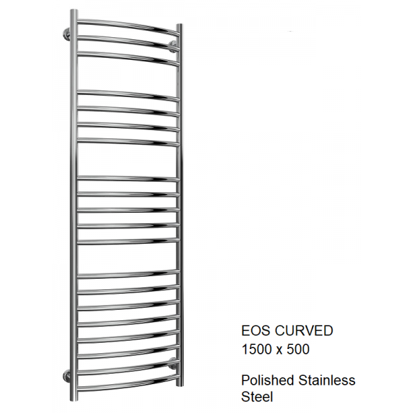 Eos Stainless Steel Towel Rail - 1500 x 500 Eos Stainless Steel Towel Rail - 1500 x 500