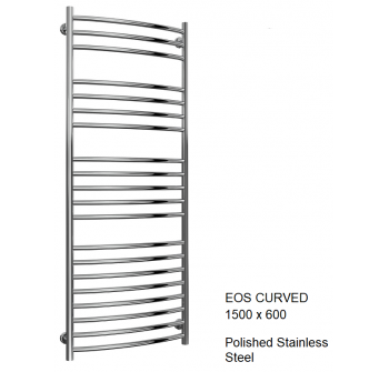 Reina Eos Stainless Steel Towel Rail - 1500 x 600