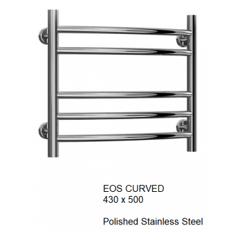 Reina Eos Stainless Steel Towel Rail - 430 x 500