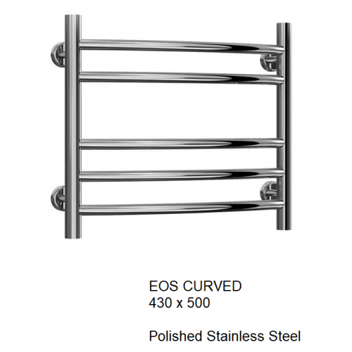 Eos Stainless Steel Towel Rail - 430 x 500 - The Eos