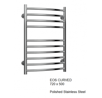 Reina Eos Stainless Steel Towel Rail - 720 x 500