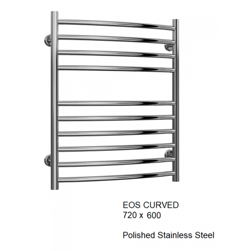 Eos Stainless Steel Towel Rail - 720 x 600 - The Eos