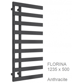 Reina Florina Anthracite Towel Rail 1235mm x 500mm