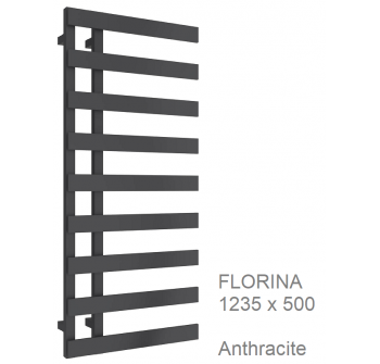 Reina Florina Anthracite Towel Rail 1235mm x 500mm