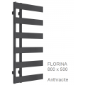 Reina Florina Anthracite Towel Rail 1235mm x 500mm Reina Florina Anthracite Towel Rail 1235mm x 500mm