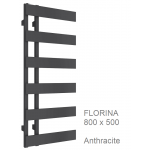 Reina Florina Anthracite Towel Rail 800mm x 500mm