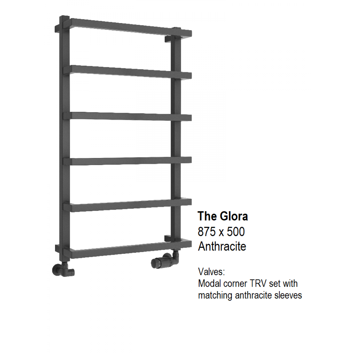 Reina Glora Anthracite, 875 x 500mm