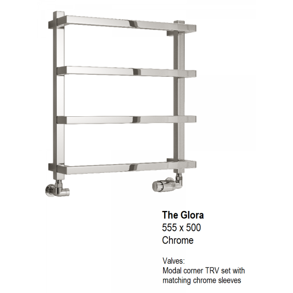 Reina Glora Chrome, 555 x 500mm Reina Glora Chrome, 555 x 500mm