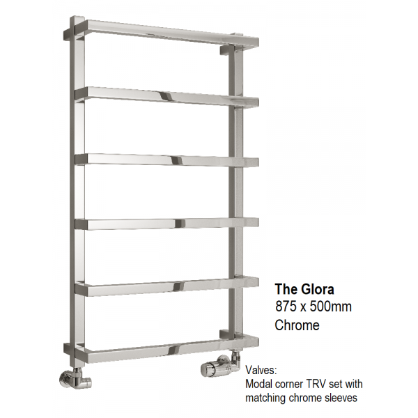 Reina Glora Chrome, 875 x 500mm Reina Glora Chrome, 875 x 500mm