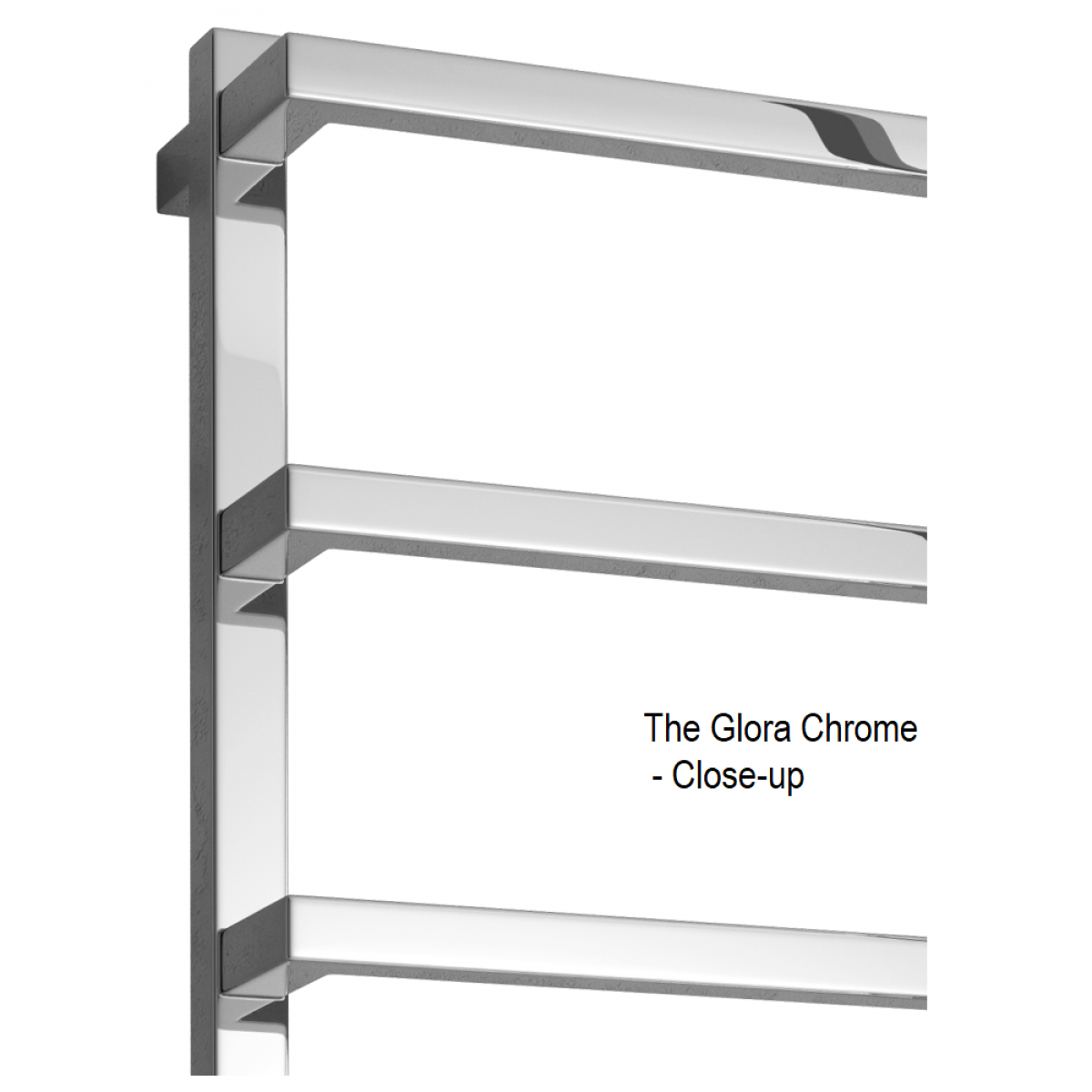 Reina Glora Chrome, 875 x 500mm