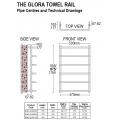 Reina Glora Anthracite, 555 x 500mm Reina Glora Anthracite, 555 x 500mm