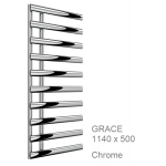 Reina Grace Towel Rail in Chrome - 1140 x 500mm