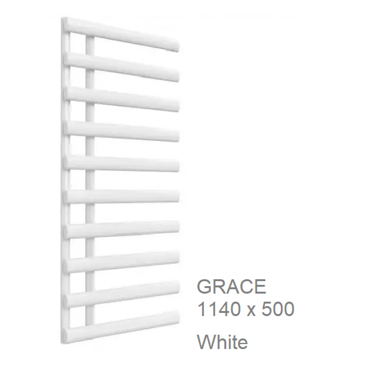 Reina Grace Towel Rail in Chrome - 1140 x 500mm
