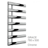 Reina Grace Towel Rail in Chrome - 1140 x 500mm