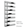Reina Grace Towel Rail in Chrome - 1140 x 500mm Reina Grace Towel Rail in Chrome - 1140 x 500mm