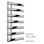 Reina Grace Towel Rail in Chrome - 780 x 500mm
