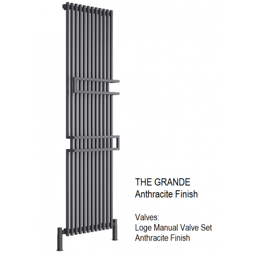 Grande 1800 x 500 - Anthracite, White - The Grande