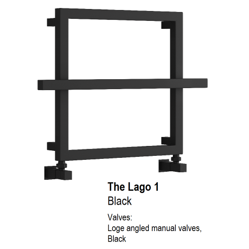 Lago 1 450 x 600, Black - The Lago 1 &  Lago 2