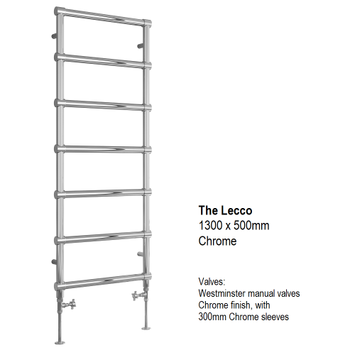 Reina Lecco 1300 x 500, Chrome - The Lecco