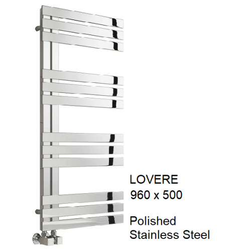 Lovere Stainless Steel Towel Rail 960 x 500 - The Lovere