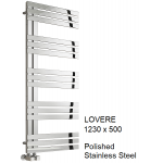 Lovere Stainless Steel Towel Rail 1230 x 500