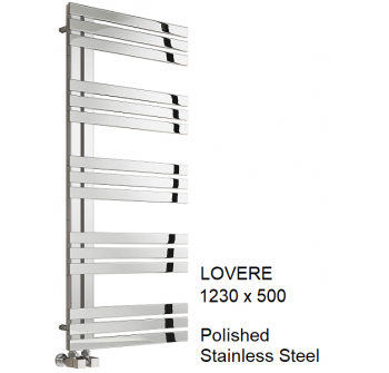 Reina Lovere Stainless Steel Towel Rail - 1230 x 500