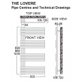 Lovere Stainless Steel Towel Rail 1230 x 500 Lovere Stainless Steel Towel Rail 1230 x 500