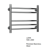 Reina Luna Flat Stainless Steel Towel Rail 430 x 500