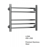 Reina Luna Flat Stainless Steel Towel Rail 430 x 500