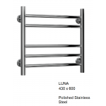 Reina Luna Flat Stainless Steel Towel Rail 430 x 600