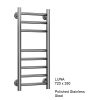 Reina Luna Flat Stainless Steel Towel Rail 720 x 350