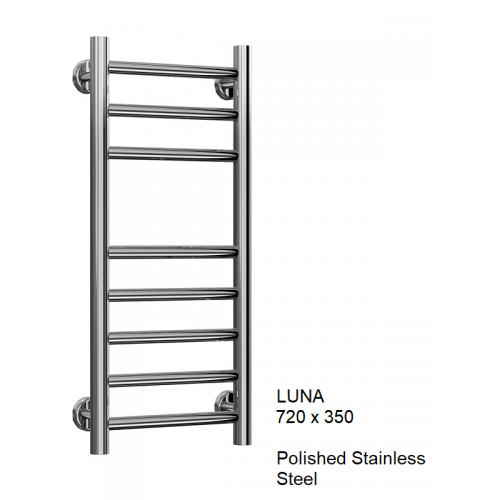 Reina Luna Flat Stainless Steel Towel Rail 720 x 350 - The Luna Flat