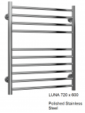 Reina Luna Flat Stainless Steel Towel Rail 720 x 600