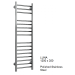 Reina Luna Flat Stainless Steel Towel Rail 1200 x 350