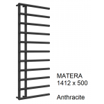 Matera Towel Rail 1412 x 500, Anthracite 