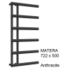 Matera  Towel Rail 772 x 500, Anthracite