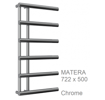 Matera Towel Rail 772 x 500, Chrome