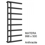 Matera  Towel Rail 998 x 500, Anthracite